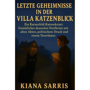 Sarris, Kiana Letzte Geheimnisse in der Villa Katzenblick: Ein Katzenfeld-Katzenkrimi: Gemütlicher deutscher Dorfkrimi mit alten Akten, politischem Druck und einem Tatortkater (Die Katzenfeld-Katzenkrimis) Sarris, Kiana Letzte Geheimnisse in der Villa Katzenblick: Ein Katzenfeld-Katzenkrimi: Gemütlicher deutscher Dorfkrimi mit alten Akten, politischem Druck und einem Tatortkater (Die Katzenfeld-Katzenkrimis)