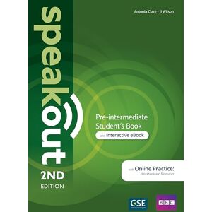 Speakout 2ed Pre-intermediate Student’s Book & Interactive eBook with MyEnglishLab & Digital Resources Access Code Speakout 2ed Pre-intermediate Student’s Book & Interactive eBook with MyEnglishLab & Digital Resources Access Code