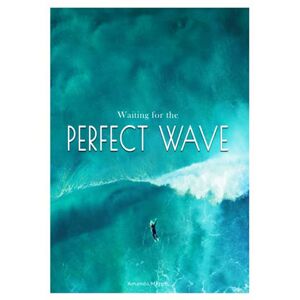 Miggs, Amanda Waiting For The Perfect Wave: Hardcover Surf Shack Coffee Table Book (Turquoise): Large 8.25x11 Inches, Surfing Cocktail Table Book, Colorful ... Photography with Inspirational Surfing Quotes Miggs, Amanda Waiting For The Perfect Wave: Hardcover Surf Shack Coffee Table Book (Turquoise): Large 8.25x11 Inches, Surfing Cocktail Table Book, Colorful ... Photography with Inspirational Surfing Quotes