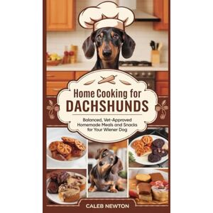 Newton, Caleb Home Cooking for Dachshunds: Balanced, Vet-Approved Homemade Meals and Snacks for Your Wiener Dog (The Complete Dachshund Companion Series) Newton, Caleb Home Cooking for Dachshunds: Balanced, Vet-Approved Homemade Meals and Snacks for Your Wiener Dog (The Complete Dachshund Companion Series)