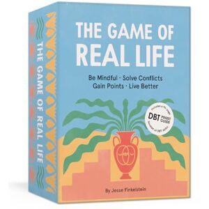 Finkelstein, Jesse The Game of Real Life: Be Mindful. Solve Conflicts. Gain Points. Live Better. (Includes a 96-Page Pocket Guide to DBT Skills!) Card Games Finkelstein, Jesse The Game of Real Life: Be Mindful. Solve Conflicts. Gain Points. Live Better. (Includes a 96-Page Pocket Guide to DBT Skills!) Card Games