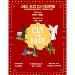 Books, KBA Christmas Countdown: 24 activities to build the story of the first Christmas: Cut and Paste to complete the scenes of the birth of Jesus: Fun and Interactive and ideal for a Christmas Countdown Books, KBA Christmas Countdown: 24 activities to build the story of the first Christmas: Cut and Paste to complete the scenes of the birth of Jesus: Fun and Interactive and ideal for a Christmas Countdown