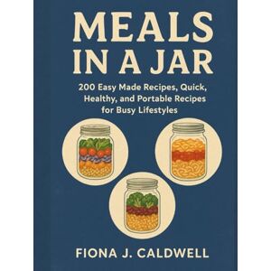 Caldwell, Fiona J. MEALS IN A JAR: 200 Easy Made Recipes, Quick, Healthy, and Portable Recipes for Busy Lifestyles Caldwell, Fiona J. MEALS IN A JAR: 200 Easy Made Recipes, Quick, Healthy, and Portable Recipes for Busy Lifestyles