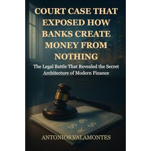 Valamontes, Antonios Court Case That Exposed: How Banks Create Money from Nothing: The Legal Battle That Revealed the Secret Architecture of Modern Finance Valamontes, Antonios Court Case That Exposed: How Banks Create Money from Nothing: The Legal Battle That Revealed the Secret Architecture of Modern Finance