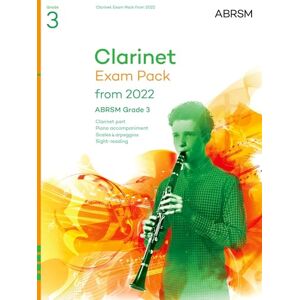 ABRSM Clarinet Exam Pack from 2022, Grade 3: Selected from the syllabus from 2022. Clarinet Part, Piano Accompaniment, Scales & Sight-Reading ( Exam Pieces) ABRSM Clarinet Exam Pack from 2022, Grade 3: Selected from the syllabus from 2022. Clarinet Part, Piano Accompaniment, Scales & Sight-Reading ( Exam Pieces)
