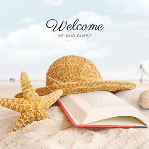 Studio, Summer Beach House Welcome Be Our Guest: Visitor Guest Book for Vacation Home Beach House Rental Guest Sign in Log Book for Airbnb, VRBO, Bed & Breakfast, Guest House, ... Hat Beach Guestbook (Premium Cream Paper) Studio, Summer Beach House Welcome Be Our Guest: Visitor Guest Book for Vacation Home Beach House Rental Guest Sign in Log Book for Airbnb, VRBO, Bed & Breakfast, Guest House, ... Hat Beach Guestbook (Premium Cream Paper)