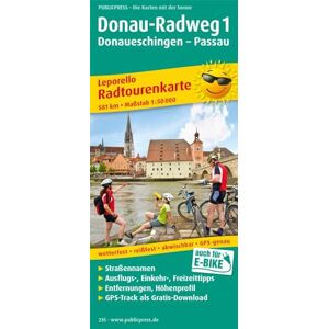 Freytag & Berndt Danube-Cycle Path 1, Danubeeschingen: mit Ausflugszielen, Einkehr- & Freizeittipps Freytag & Berndt Danube-Cycle Path 1, Danubeeschingen: mit Ausflugszielen, Einkehr- & Freizeittipps