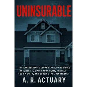 Actuary, A. R. UNINSURABLE: The Engineering & Legal Playbook to Force Insurers to Cover Your Home, Protect Your Wealth, and Survive the 2026 Market Crash Actuary, A. R. UNINSURABLE: The Engineering & Legal Playbook to Force Insurers to Cover Your Home, Protect Your Wealth, and Survive the 2026 Market Crash