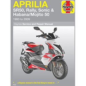 Haynes Aprilia SR50,Rally,Sonic,Habana/Mojito Scooters 93-09 Manual (Paperback) Haynes Aprilia SR50,Rally,Sonic,Habana/Mojito Scooters 93-09 Manual (Paperback)