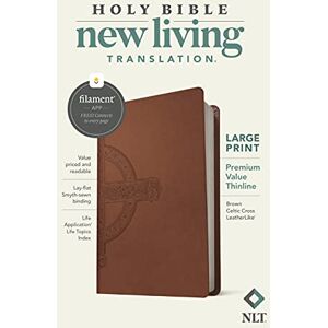 Tyndale NLT Large Print Premium Value Thinline Bible, Filament Enabled Edition (Leatherlike, Brown Celtic Cross): New Living Translation, Brown Celtic Cross, ... Value Thinline Bible, Filament Enabled Tyndale NLT Large Print Premium Value Thinline Bible, Filament Enabled Edition (Leatherlike, Brown Celtic Cross): New Living Translation, Brown Celtic Cross, ... Value Thinline Bible, Filament Enabled