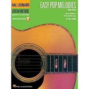 Various Hal Leonard Guitar Method: Easy Pop Melodies (Book/Online Audio) (Includes Online Access Code): Play the Melodies of 20 Pop and Rock Songs Various Hal Leonard Guitar Method: Easy Pop Melodies (Book/Online Audio) (Includes Online Access Code): Play the Melodies of 20 Pop and Rock Songs