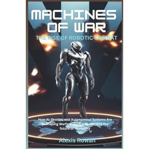 Rowan, Alexis Machines of War: The Rise of Robotic Combat: How AI, Drones, and Autonomous Systems Are Reshaping Warfare, Global Power, and the future of Humanity Rowan, Alexis Machines of War: The Rise of Robotic Combat: How AI, Drones, and Autonomous Systems Are Reshaping Warfare, Global Power, and the future of Humanity