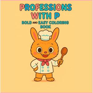 P, Asta Professions with P: Bold and easy coloring book P, Asta Professions with P: Bold and easy coloring book