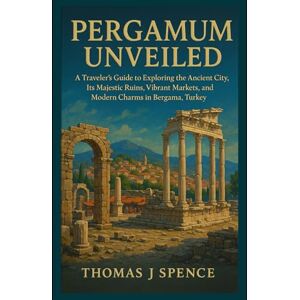 Spence, Thomas J Pergamum Unveiled: A Traveler’s Guide to Exploring the Ancient Hellenistic City, Its Majestic Ruins, Vibrant Markets, and Modern Charms in Bergama, Turkey Spence, Thomas J Pergamum Unveiled: A Traveler’s Guide to Exploring the Ancient Hellenistic City, Its Majestic Ruins, Vibrant Markets, and Modern Charms in Bergama, Turkey