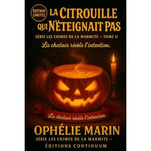 Marin, Ophélie La Citrouille qui N’Éteignait Pas: Cosy Mystery La flamme s’éteint, la vérité non.: 2 (Les Crimes de la Marmite) Marin, Ophélie La Citrouille qui N’Éteignait Pas: Cosy Mystery La flamme s’éteint, la vérité non.: 2 (Les Crimes de la Marmite)