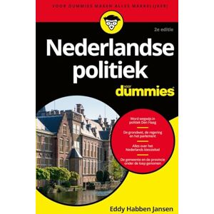Habben Jansen, Eddy Nederlandse politiek voor dummies Habben Jansen, Eddy Nederlandse politiek voor dummies