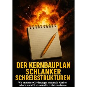 Arnold, Kathrin Der Kernbauplan Schlanker Schreibstrukturen: Wie minimale Gliederungen maximale Klarheit schaffen und Texte mühelos entstehen lassen Arnold, Kathrin Der Kernbauplan Schlanker Schreibstrukturen: Wie minimale Gliederungen maximale Klarheit schaffen und Texte mühelos entstehen lassen