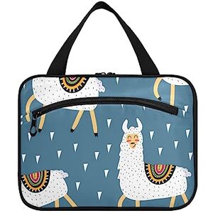 Moyyo Cartoon Llama Animals Hanging Toiletry Bag Travel Wash Bag with Hooks Waterproof Large Makeup Bag Organiser Cosmetic Bag Toiletry Bags for Women Men Boys Girls Kids Moyyo Cartoon Llama Animals Hanging Toiletry Bag Travel Wash Bag with Hooks Waterproof Large Makeup Bag Organiser Cosmetic Bag Toiletry Bags for Women Men Boys Girls Kids