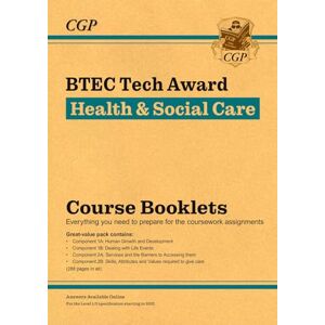 CGP Books BTEC Tech Award in Health & Social Care: Course Booklets Pack (CGP BTEC Tech Awards) CGP Books BTEC Tech Award in Health & Social Care: Course Booklets Pack (CGP BTEC Tech Awards)