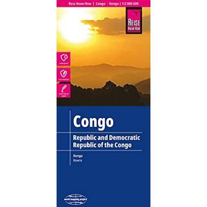 Reise Know-How Verlag GmbH Congo Map GPS: Republic / Democratic Republic (1:2.000.000)): reiß- und wasserfest. Höhenlinien mit Höhenangaben, farbige Höhenschichten, ... Republic / Democratic Republic (1:2.000.000)) Reise Know-How Verlag GmbH Congo Map GPS: Republic / Democratic Republic (1:2.000.000)): reiß- und wasserfest. Höhenlinien mit Höhenangaben, farbige Höhenschichten, ... Republic / Democratic Republic (1:2.000.000))
