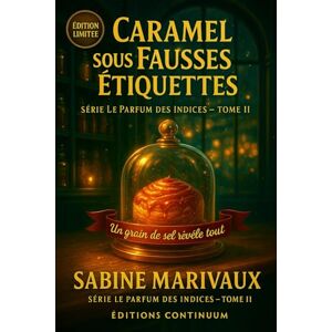 Marivaux, Sabine Caramel sous fausses étiquettes: Cosy mystery gourmand : Sous la cloche, la douceur ment; dans la lumière, le vrai caramel parle.: 2 (Le Parfum des indices) Marivaux, Sabine Caramel sous fausses étiquettes: Cosy mystery gourmand : Sous la cloche, la douceur ment; dans la lumière, le vrai caramel parle.: 2 (Le Parfum des indices)