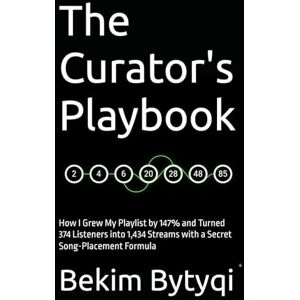 Bytyqi, Bekim The Curator's Playbook: How I Grew My Playlist by 147% and Turned 374 Listeners into 1,434 Streams with a Secret Song-Placement Formula Bytyqi, Bekim The Curator's Playbook: How I Grew My Playlist by 147% and Turned 374 Listeners into 1,434 Streams with a Secret Song-Placement Formula