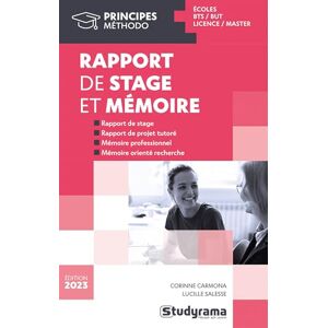 Carmona, Corinne Rapport de stage et mémoire: Ecoles, BTS, BUT, Licence, Master Carmona, Corinne Rapport de stage et mémoire: Ecoles, BTS, BUT, Licence, Master