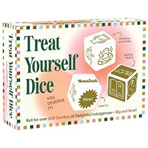Chronicle Books Treat Yourself Dice: You Deserve It! Chronicle Books Treat Yourself Dice: You Deserve It!