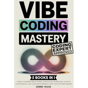 Genne Yegge Vibe Coding Mastery: The Complete 5-in-1 Guide to Rapid AI-Powered Prototyping, Creative Dev Workflows, Code by Conversation, Low-Code Empowerment, and Next-Gen Explorer Mindset Genne Yegge Vibe Coding Mastery: The Complete 5-in-1 Guide to Rapid AI-Powered Prototyping, Creative Dev Workflows, Code by Conversation, Low-Code Empowerment, and Next-Gen Explorer Mindset