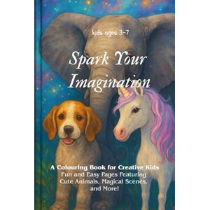 S, Wistin W Spark Your Imagination: A Colouring Book for Creative Kids: Fun and Easy Pages Featuring Cute Animals, Magical Scenes, and More! S, Wistin W Spark Your Imagination: A Colouring Book for Creative Kids: Fun and Easy Pages Featuring Cute Animals, Magical Scenes, and More!
