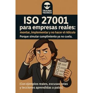 Rivas, Pedro ISO 27001 para empresas reales: Para montar, implementar y no hacer el ridículo. Con ejemplos reales y excusas rotas Rivas, Pedro ISO 27001 para empresas reales: Para montar, implementar y no hacer el ridículo. Con ejemplos reales y excusas rotas