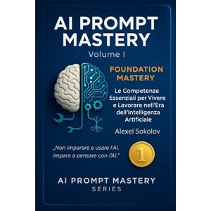 Sokolov, Alexei AI PROMPT MASTERY Volume I FOUNDATION MASTERY: Le Competenze Essenziali per Vivere e Lavorare nell’Era dell’Intelligenza Artificiale (AI PROMPT MASTERY SERIES) Sokolov, Alexei AI PROMPT MASTERY Volume I FOUNDATION MASTERY: Le Competenze Essenziali per Vivere e Lavorare nell’Era dell’Intelligenza Artificiale (AI PROMPT MASTERY SERIES)