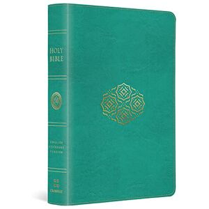 ESV Large Print Compact Bible, Red Letter (TruTone, Teal, Bouquet Design) ESV Large Print Compact Bible, Red Letter (TruTone, Teal, Bouquet Design)