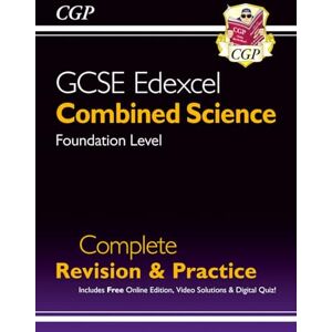 CGP Books GCSE Combined Science Edexcel Foundation Complete Revision & Practice w/ Online Ed, Videos & Quizzes: for the 2026 and 2027 exams (CGP Edexcel GCSE Combined Science) CGP Books GCSE Combined Science Edexcel Foundation Complete Revision & Practice w/ Online Ed, Videos & Quizzes: for the 2026 and 2027 exams (CGP Edexcel GCSE Combined Science)