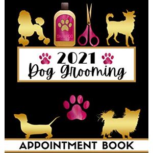 Paperback, Cute Paws 2021 Dog Grooming Appointment Book: Daily Schedule Planner Diary For Pet Groomer / Barber With Hourly Slots / 2021/2022 Calendar, Client Contact Details & Notes Paperback, Cute Paws 2021 Dog Grooming Appointment Book: Daily Schedule Planner Diary For Pet Groomer / Barber With Hourly Slots / 2021/2022 Calendar, Client Contact Details & Notes