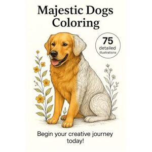 Lev, M Yann Majestic Dogs to Color: Anti-Stress Art Coloring Book for Adults (Realistic Animals) Lev, M Yann Majestic Dogs to Color: Anti-Stress Art Coloring Book for Adults (Realistic Animals)
