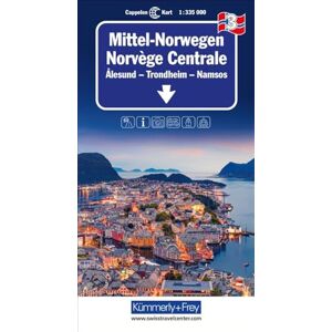Norway Central Alesund/Trondheim/Namsos (3): Mit Alesund, Trondheim, Namsos. Inkl. Ortsverzeichnis und Reiseinformationen (Regional maps Norway) Norway Central Alesund/Trondheim/Namsos (3): Mit Alesund, Trondheim, Namsos. Inkl. Ortsverzeichnis und Reiseinformationen (Regional maps Norway)