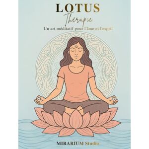 Studio, MIRARIUM LOTUS THERAPIE: LOTUS Thérapie est un livre de coloriage zen pour adultes, composé de 70 pages inspirées de la beauté du lotus et de l’art de la méditation. Studio, MIRARIUM LOTUS THERAPIE: LOTUS Thérapie est un livre de coloriage zen pour adultes, composé de 70 pages inspirées de la beauté du lotus et de l’art de la méditation.