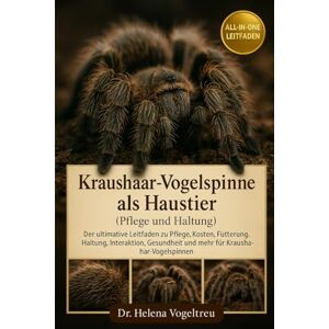Vogeltreu, Dr. Helena Kraushaar-Vogelspinne als Haustier (Pflege und Haltung): DER ULTIMATIVE LEITFADEN FÜR LOCKIGES HAAR TARANTULA Pflege, Kosten, Fütterung, Interaktion, Fellpflege, Gesundheitstraining und mehr Vogeltreu, Dr. Helena Kraushaar-Vogelspinne als Haustier (Pflege und Haltung): DER ULTIMATIVE LEITFADEN FÜR LOCKIGES HAAR TARANTULA Pflege, Kosten, Fütterung, Interaktion, Fellpflege, Gesundheitstraining und mehr