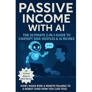 Miller, Mark Passive Income with AI The Ultimate 2-in-1 Guide to ChatGPT Side Hustles & AI Riches: 30 Proven Ways to Make Money-Ask. Earn. Repeat. How I Made $10K a Month Talking to a Robot (And How You Can Too) Miller, Mark Passive Income with AI The Ultimate 2-in-1 Guide to ChatGPT Side Hustles & AI Riches: 30 Proven Ways to Make Money-Ask. Earn. Repeat. How I Made $10K a Month Talking to a Robot (And How You Can Too)