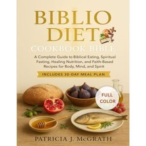 McGrath, Patricia J BIBLIO DIET COOKBOOK BIBLE: A Complete Guide to Biblical Eating, Spiritual Fasting, Healing Nutrition, and Faith-Based Recipes for Body, Mind, and Spirit McGrath, Patricia J BIBLIO DIET COOKBOOK BIBLE: A Complete Guide to Biblical Eating, Spiritual Fasting, Healing Nutrition, and Faith-Based Recipes for Body, Mind, and Spirit