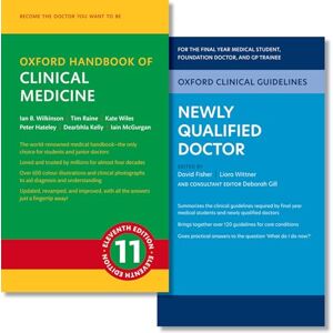 Wilkinson, Prof Ian Oxford Clinical Guidelines: Newly Qualified Doctor and Oxford Handbook of Clinical Medicine pack (Oxford Medical Handbooks) Wilkinson, Prof Ian Oxford Clinical Guidelines: Newly Qualified Doctor and Oxford Handbook of Clinical Medicine pack (Oxford Medical Handbooks)