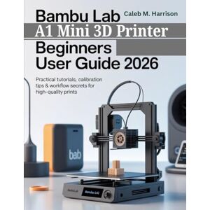 Harrison, Caleb M. Bambu Lab A1 Mini 3D Printer Beginners User Guide 2026: Practical Tutorials, Calibration Tips & Workflow Secrets for High-Quality Prints Harrison, Caleb M. Bambu Lab A1 Mini 3D Printer Beginners User Guide 2026: Practical Tutorials, Calibration Tips & Workflow Secrets for High-Quality Prints
