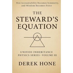 Hone, Derek The Steward’s Equation: How Accountability Becomes Symmetry, and Wisdom Becomes Force: 3 (Unified Inheritance Physics Series) Hone, Derek The Steward’s Equation: How Accountability Becomes Symmetry, and Wisdom Becomes Force: 3 (Unified Inheritance Physics Series)