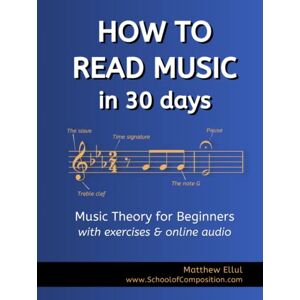 Ellul, Matthew How to Read Music in 30 Days: Music Theory for Beginners with Exercises & Online Audio (Practical Musical Theory) Ellul, Matthew How to Read Music in 30 Days: Music Theory for Beginners with Exercises & Online Audio (Practical Musical Theory)