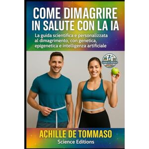 De Tommaso, Achille COME DIMAGRIRE IN SALUTE CON LA IA: La guida scientifica e personalizzata al dimagrimento, con genetica, epigenetica e intelligenza artificiale De Tommaso, Achille COME DIMAGRIRE IN SALUTE CON LA IA: La guida scientifica e personalizzata al dimagrimento, con genetica, epigenetica e intelligenza artificiale