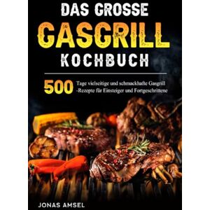 Amsel, Jonas Das grosse Gasgrill Kochbuch: 500 Tage vielseitige und schmackhafte Gasgrill- Rezepte für Einsteiger und Fortgeschrittene Amsel, Jonas Das grosse Gasgrill Kochbuch: 500 Tage vielseitige und schmackhafte Gasgrill- Rezepte für Einsteiger und Fortgeschrittene