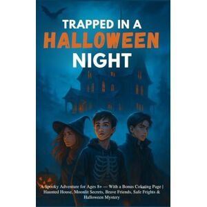 Moreau, Jacques Trapped in a Halloween Night: A Spooky Adventure for Ages 8+ — With a Bonus Coloring Page Haunted House, Moonlit Secrets, Brave Friends, Safe Frights & Halloween Mystery Moreau, Jacques Trapped in a Halloween Night: A Spooky Adventure for Ages 8+ — With a Bonus Coloring Page Haunted House, Moonlit Secrets, Brave Friends, Safe Frights & Halloween Mystery