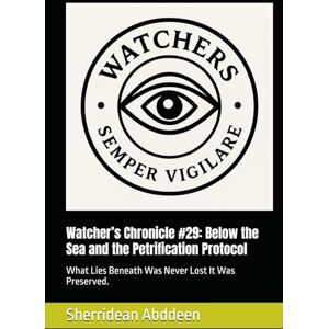 Abddeen, Sherridean Ann-Marie Watcher’s Chronicle #29: Below the Sea and the Petrification Protocol: What Lies Beneath Was Never Lost It Was Preserved. Abddeen, Sherridean Ann-Marie Watcher’s Chronicle #29: Below the Sea and the Petrification Protocol: What Lies Beneath Was Never Lost It Was Preserved.