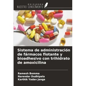 Bomma, Ramesh Sistema de administración de fármacos flotante y bioadhesivo con trihidrato de amoxicilina Bomma, Ramesh Sistema de administración de fármacos flotante y bioadhesivo con trihidrato de amoxicilina